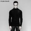 Punk Rave Store Gorgeous Elastic Square Pattern Long Sleeve Gothic T-shirts