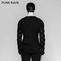 Punk Rave Store Iron Man Heavy Metal Long Sleeve Cotton Gothic T-shirts