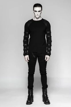 Punk Rave Store Iron Man Heavy Metal Long Sleeve Cotton Gothic T-shirts