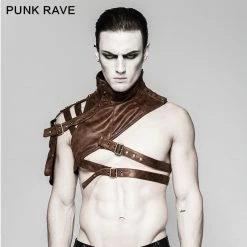 Punk Rave Store Punk Accessories Soldier Close-fitting Male Shoulder Armor
