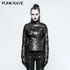 Punk Rave Store Punk Leather Jacket Motorcycle Slim-fitting Leather Punk Jacket For Women