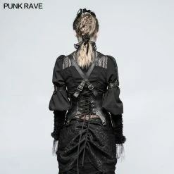 Punk Rave Store Vintage Punk Accessories Western Dragon Printing Girdle