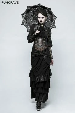 Punk Rave Store Vintage Punk Accessories Western Dragon Printing Girdle