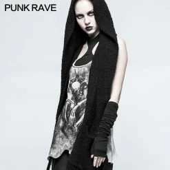 Punk Rave Store One Piece Mosaic Fashion Gothic Accessories Soft Knitting Hemming Stitching Glove Gloves