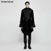 Punk Rave Store Suede Embossed Velvet Gothic Coat Gorgeous Medium Long Style