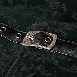 Punk Rave Store High Quality Velvet Printing Gothic Vest For Men