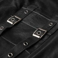 Punk Rave Store Military Uniform Long Sleeve Punk T-shirts With Ribbon Design