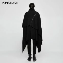 Punk Rave Store Punk Sweater & Hoodies Irregular Gothic Style Loose Punk Sweaters Simple Pullover Joker Style