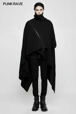 Punk Rave Store Punk Sweater & Hoodies Irregular Gothic Style Loose Punk Sweaters Simple Pullover Joker Style