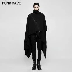 Punk Rave Store Punk Sweater & Hoodies Irregular Gothic Style Loose Punk Sweaters Simple Pullover Joker Style
