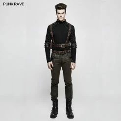 Punk Rave Store SteamPunk Adjustable Cross Punk Accessories Strap Clips With Detachable Bag