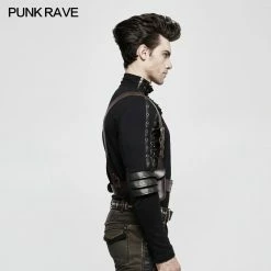 Punk Rave Store SteamPunk Adjustable Cross Punk Accessories Strap Clips With Detachable Bag