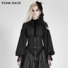 Punk Rave Store Women Chiffon Lace Fabric Gothic Shirt Lolita Blouse With Unique Sleeve