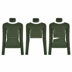 Punk Rave Store Daily Soft Split Punk Sweater With Separate Collar Punk Sweater & Hoodies