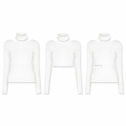 Punk Rave Store Daily Soft Split Punk Sweater With Separate Collar Punk Sweater & Hoodies