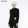 Punk Rave Store Personality Diablo Split Wool Punk Sweater