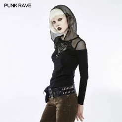 Punk Rave Store Personality Punk Accessory Removable Belt With Vertical Bag
