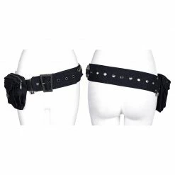 Punk Rave Store Personality Punk Accessory Removable Belt With Vertical Bag