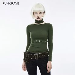 Punk Rave Store Personality Punk Accessory Removable Belt With Vertical Bag