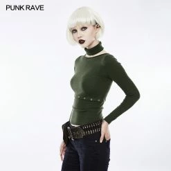 Punk Rave Store Personality Punk Accessory Removable Belt With Vertical Bag
