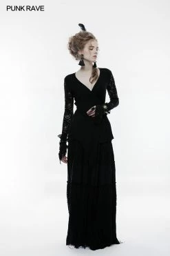 Punk Rave Store Mesh Fabric Punk Accessory Lace Steampunk Glove