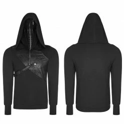 Punk Rave Store Super Cool Pullover Mask Punk Hoodies For Men