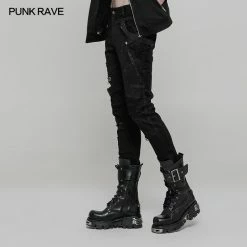 Punk Rave Store Personality Vintage Trousers Punk Pants For Men & Women
