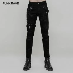 Punk Rave Store Personality Vintage Trousers Punk Pants For Men & Women