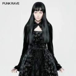 Punk Rave Store Lolita Style Bolero Exquisite Velvet Short Gothic Coat Wih Lace