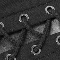 Punk Rave Store Witch Short Hooded Cardigan Punk Sweater Coat