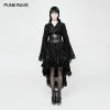 Punk Rave Store Stretch Jacquard Gothic Lolita Dress Flocking Printing Kimono With Lace