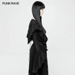 Punk Rave Store Gothic Lolita Gothic Decadent Short Coat Lace Mesh Shrug Bolero