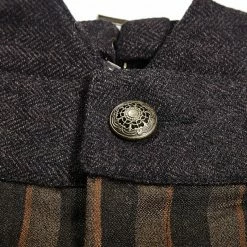 Punk Rave Store High Grade Suit Elegant Gothic Pants With Rugged Stripes Gothic Steampunk