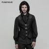Punk Rave Store Steampunk Heavy Twilled Woven Breasted Waistcoat For Men