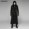 Punk Rave Store Detachable Gentleman Style Velvet Leather Splice Punk Jacket