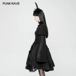 Punk Rave Store Gothic Lolita Kawaii Classic Lolita Trumpet Sleeve Gothic Shirt For Women