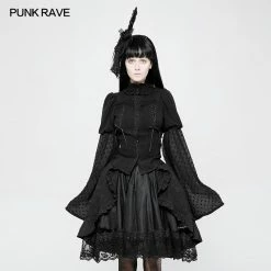 Punk Rave Store Gothic Lolita Kawaii Classic Lolita Trumpet Sleeve Gothic Shirt For Women