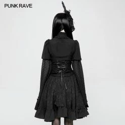 Punk Rave Store Gothic Lolita Kawaii Classic Lolita Trumpet Sleeve Gothic Shirt For Women