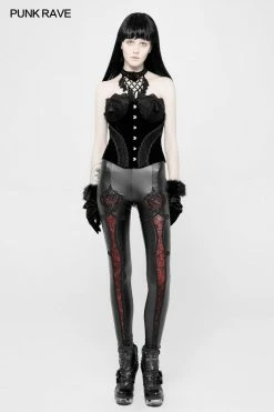 Punk Rave Store Gothic Gorgeous Velvet & Lace Steel Boned Overbust Corset