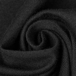 Punk Rave Store Women Retro Boat Neck Gothic T-shirt With Detachable Brooch