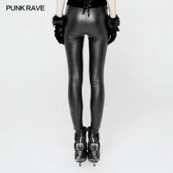Punk Rave Store Vampire Sweet Love Leather Gothic Leggings