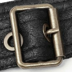 Punk Rave Store Steampunk Embossed Leather Collar And Shoulder Harness Accessories For Women Shoulder Armor