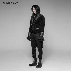 Punk Rave Store Gothic Gorgeous Velvet Swallowtail Coat Jacket