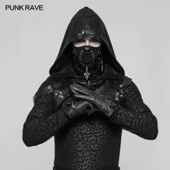 Punk Rave Store Diablo Assassin Killer Leather Antivirus Personality Mask For Men