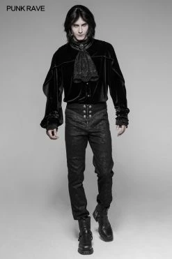 Punk Rave Store Dracula Dark Gothic Embossing Trousers Gorgeous Straight Pants