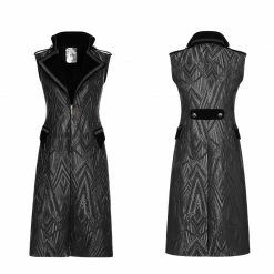 Punk Rave Store Medieval Gorgeous Jacquard Gothic Long Vest