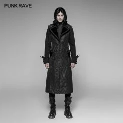 Punk Rave Store Medieval Gorgeous Jacquard Gothic Long Vest