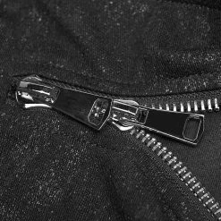 Punk Rave Store Punk Sweater & Hoodies Men's Dark Punk Personality Pullover Hoodie Beveled Zipper Hooded Knitting Sweater