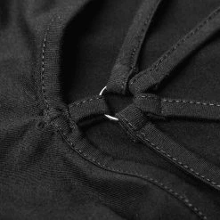 Punk Rave Store Sexy Front Cross V Collar Backless Tight Strap Dress