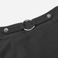 Punk Rave Store Punk High Waist Chiffon Translucent Long Split Skirt